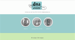 Desktop Screenshot of dnaeventsaustin.com